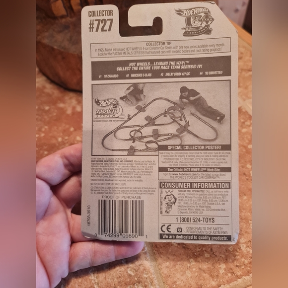 Vintage Hot Wheel 1997 'Race Team Series IV New on Card 4 Cars - Picture 3 of 3